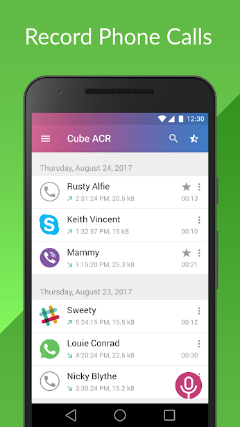 مسجل المكالمات -Cube ACR‏