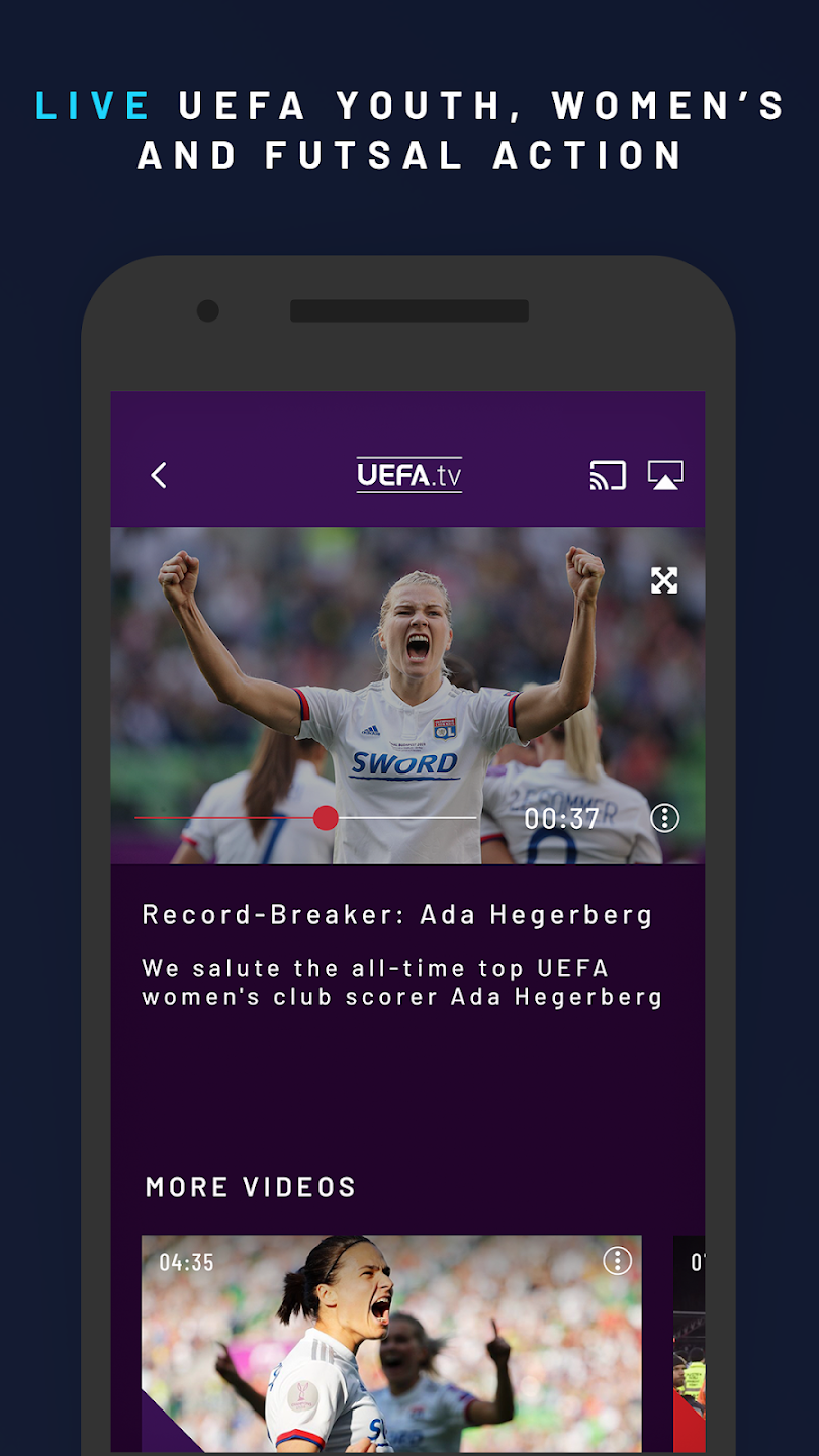 تحميل تطبيق uefa tv