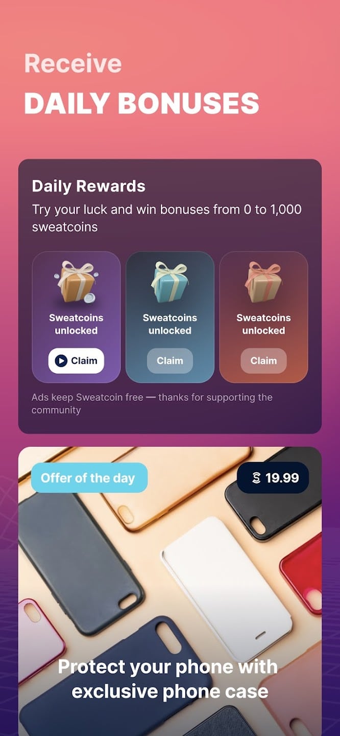 كيفية كسب المال مع Sweatcoin